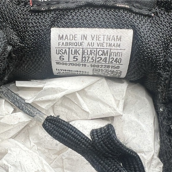 Reebok Engine A Black Silver Basketball Shoes - Men's Youth Size 6 (Angel Reese) - Picture 8 of 8